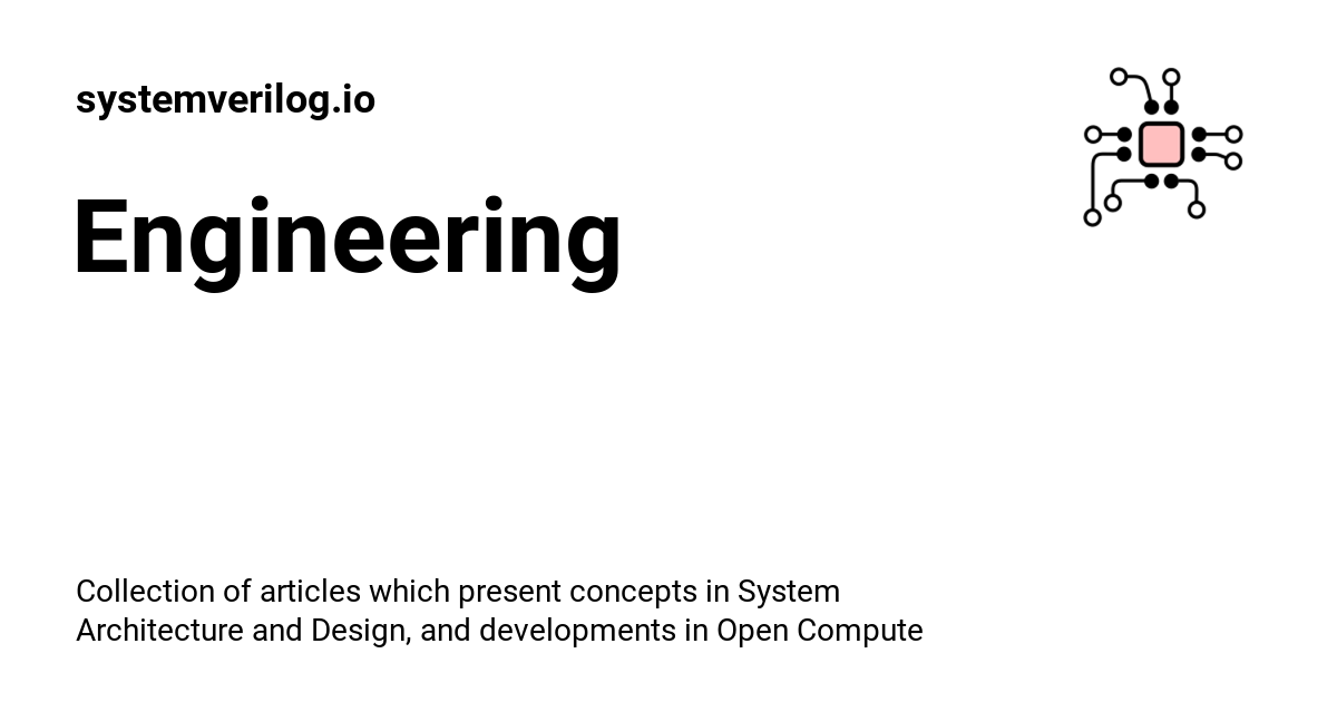 Engineering systemverilog io